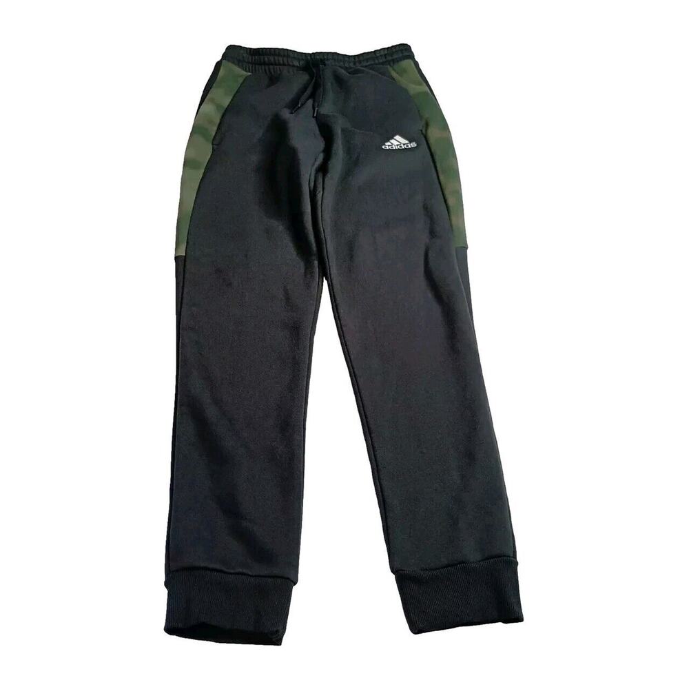 Adidas Men's Essentials Black Camo Print Fleece Pants Men's‎ S Small (HL6929)